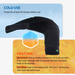 Adjustable wrap ensures secure fit for either shoulder on the KD brace