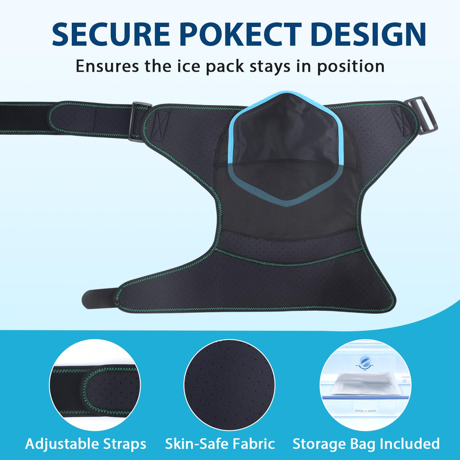 Chest strap extender adds extra adjustability to the KD brace