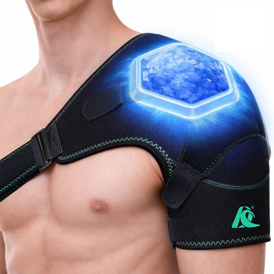 KD Shoulder Ice Pack Brace provides cold therapy to the shoulder to reduce swelling