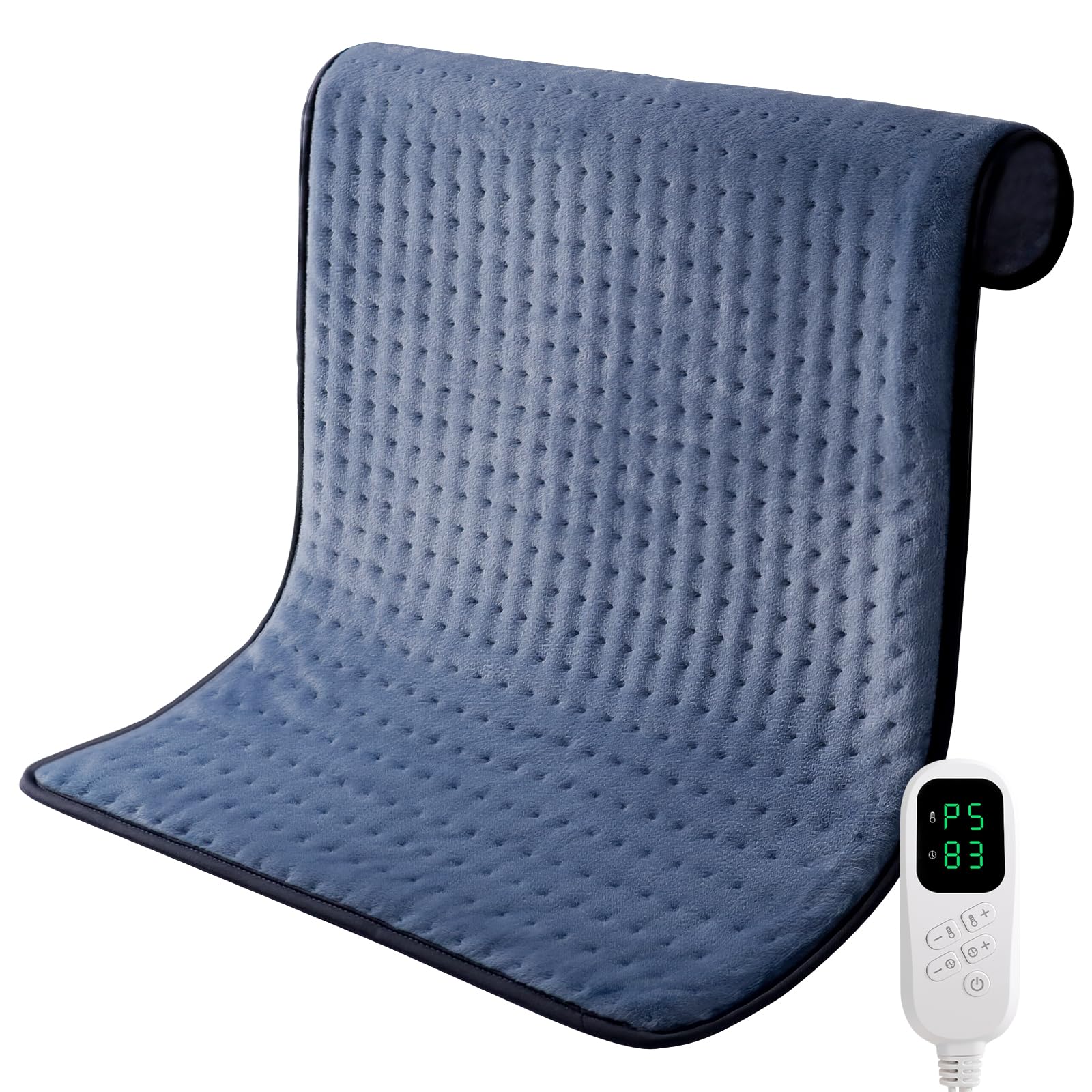 Kdti extra-large heating pad covers the back area for full warmth.