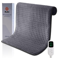 Kdti Extra Large Heating Pad with back-coverage design for full upper body warmth.