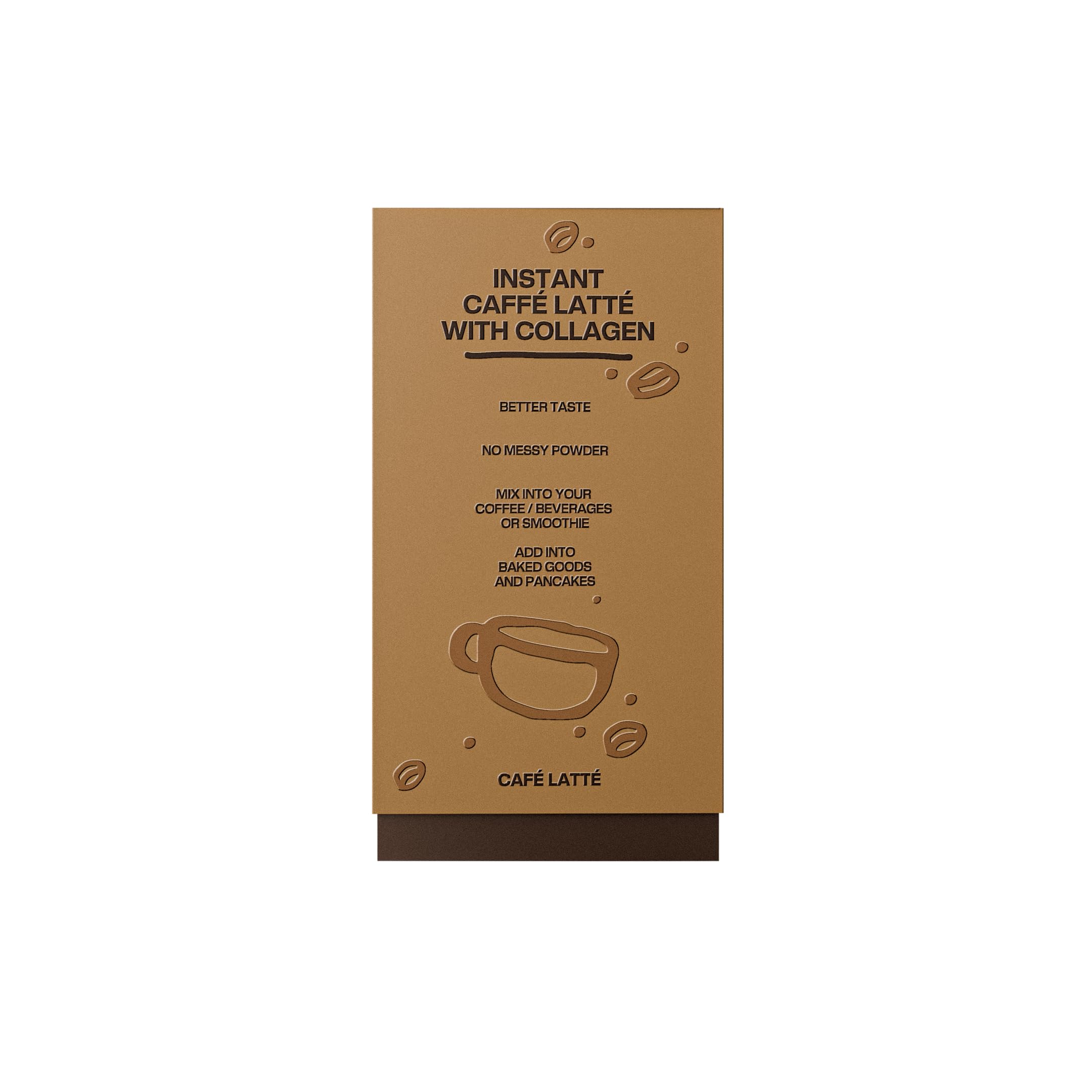 Kea Wellness latte collagen dissolving quickly in water for easy prep.