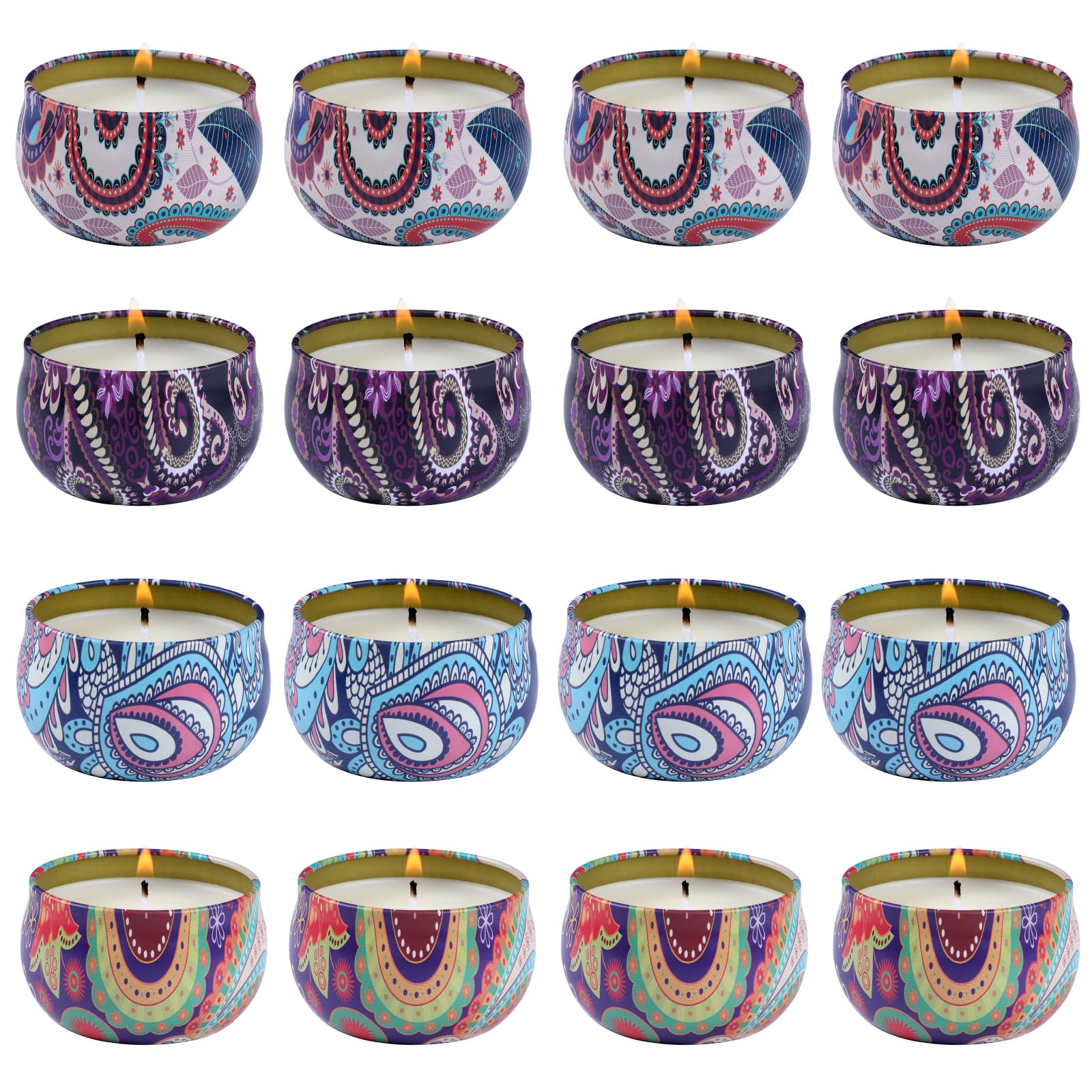 kedtui scented candles gift set vanilla jar for cozy ambiance and easy gifting
