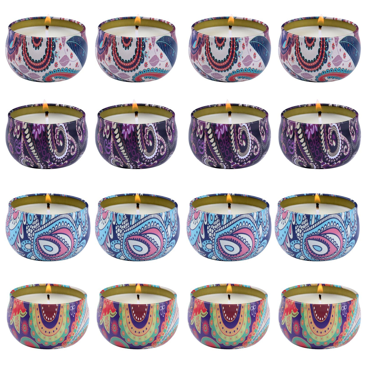 kedtui scented candles gift set vanilla jar for cozy ambiance and easy gifting