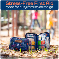 KEEP>GOING Baby first-aid essentials kit, ready for boo-boos on the go.