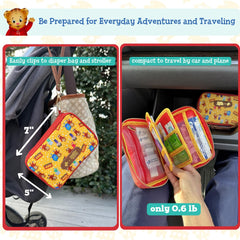 KEEP>GOING car-stroller ready kit in vehicle for on-the-go care.