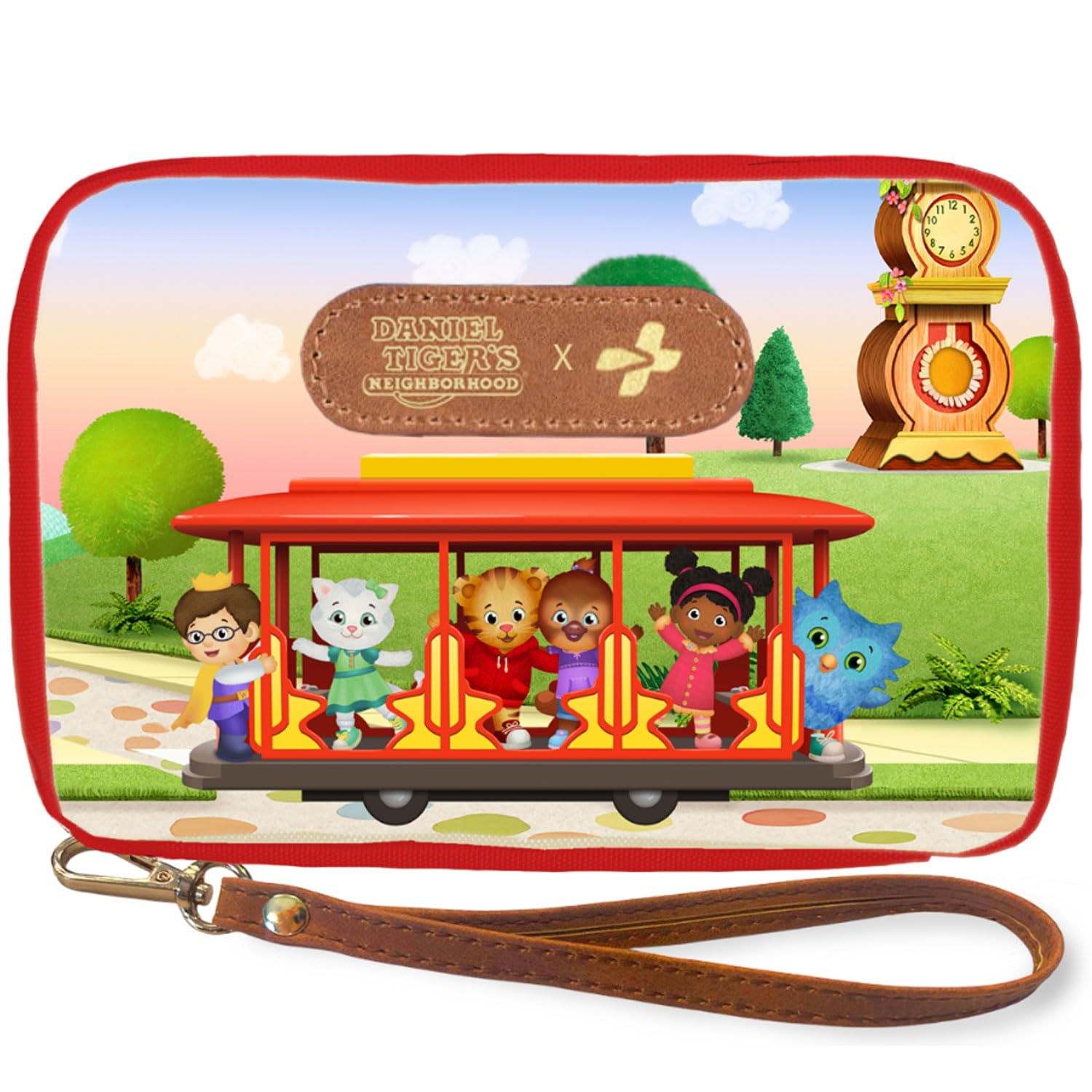 KeepGoing Daniel Tiger travel kit front view for kid-friendly safety