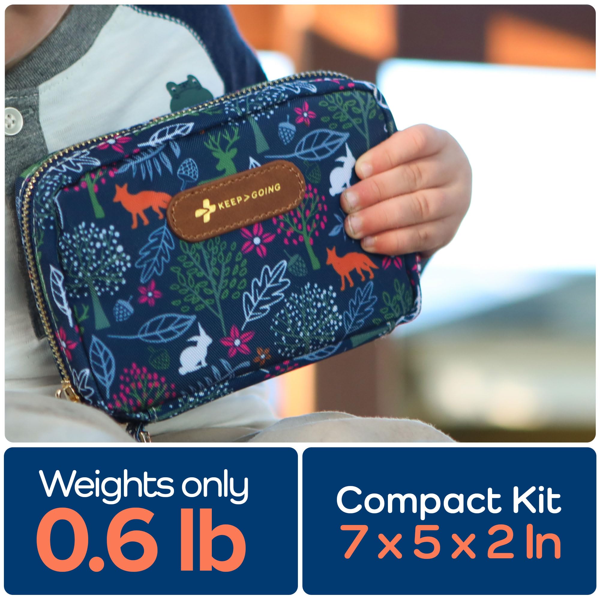 KEEP>GOING Family-friendly guide included for quick, confident care.
