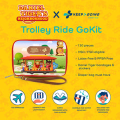 Family-friendly use in car, home, or backpack with KeepGoing kit