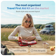 KeepGoing kit contents spread, showcasing essential supplies for everyday emergencies.