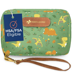 KeepGoing Travel First Aid Kit for Kids case shows compact design for easy travel