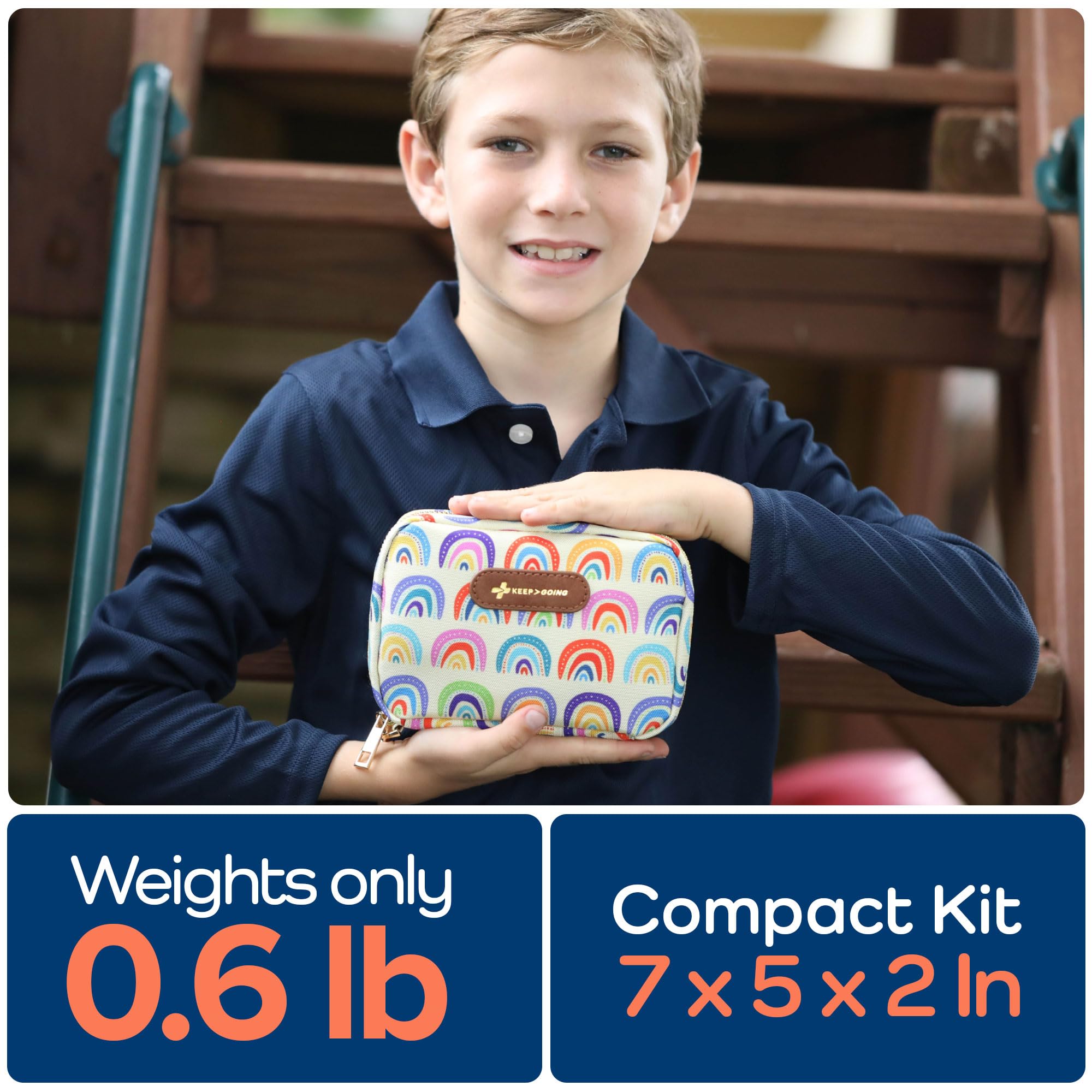 KEEP>GOING KeepGoing kit-pouch inside organized compartments for fast access