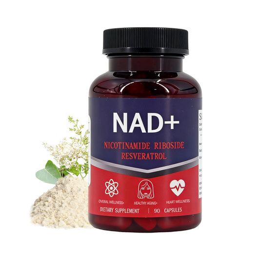 KEGECOL NAD supplement bottle front highlighting liposomal NAD+ for energy support.