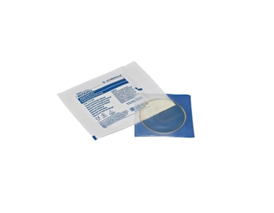 Kendall Dermacea Aquaflo hydrogel dressing disk, 3-inch translucent, provides flexible coverage
