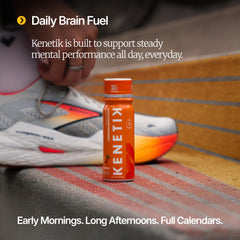 Kenetik Tangerine flavor refresh evokes zesty aroma and crisp taste.