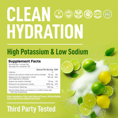 One scoop of Keppi Electrolytes Lemon Lime delivers balanced electrolytes for workouts.