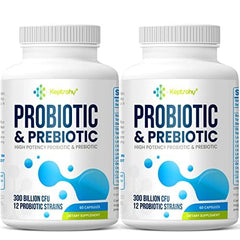 Keptrohy Probiotics 300 Billion CFUs bottle for daily gut support