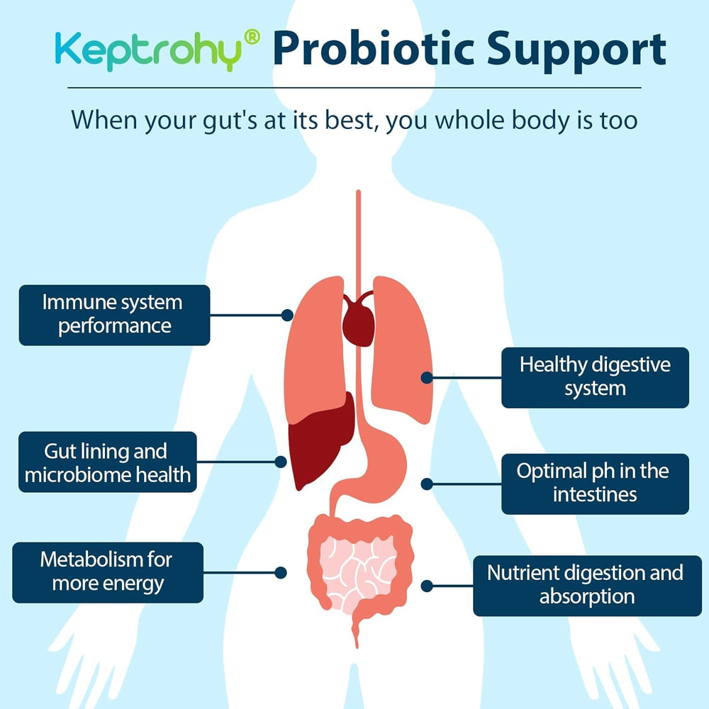 Keptrohy Organic Prebiotics with Jerusalem artichokes promotes gut-friendly fiber