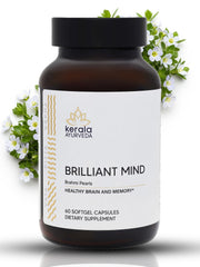 Kerala Ayurveda Brahmi Pearls bottle front for on-the-go cognitive support