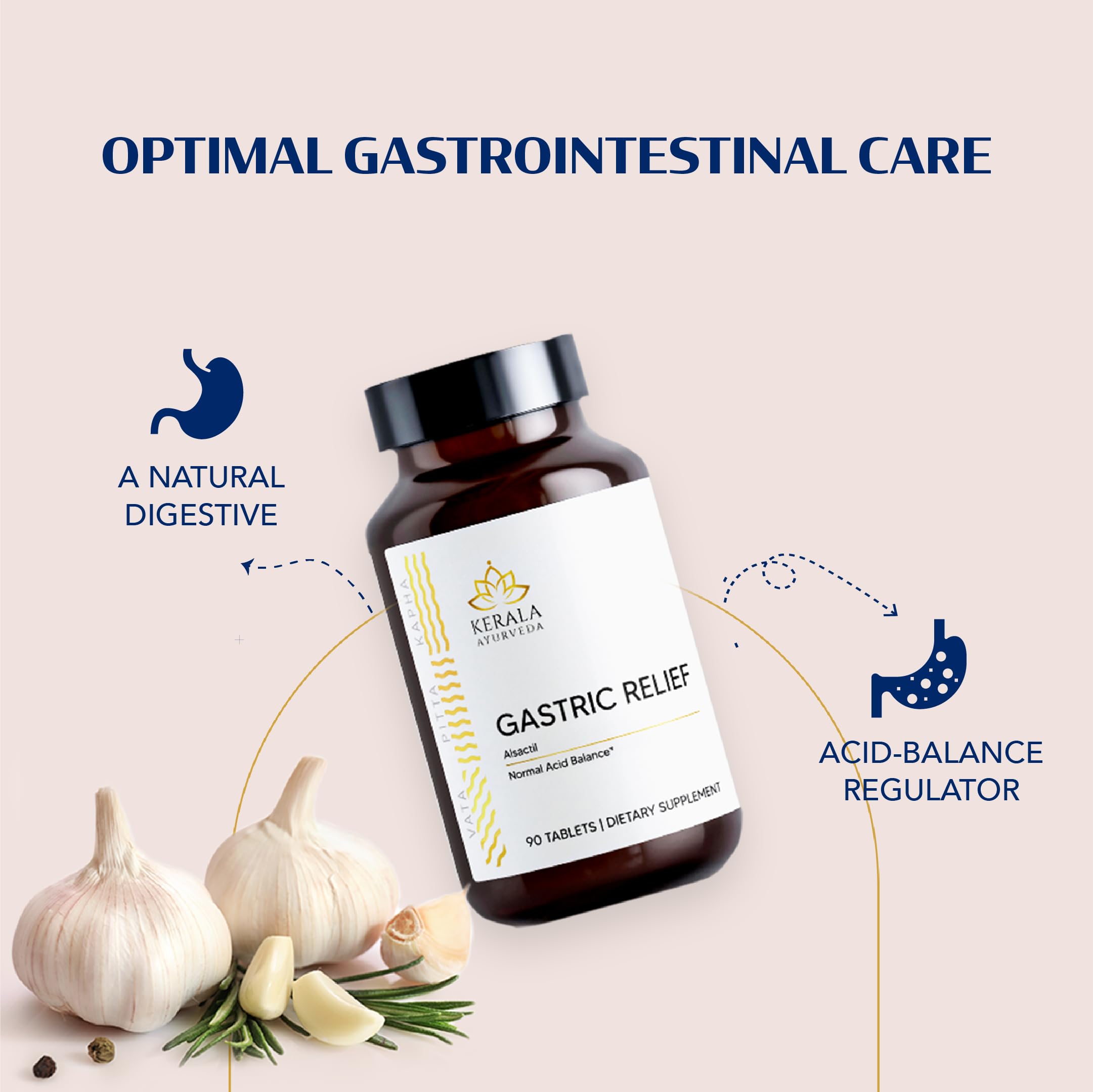 Packaging image of Kerala Ayurveda Gastric Relief for trust and quality