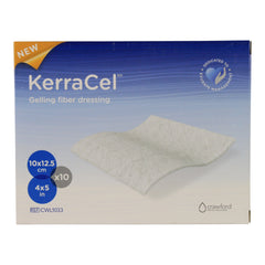 KerraCel 4x5 gelling fiber wound dressing box for drainage management and wound protection