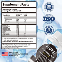 Keszciy hyaluronic acid capsules closeup emphasizing easy swallowing