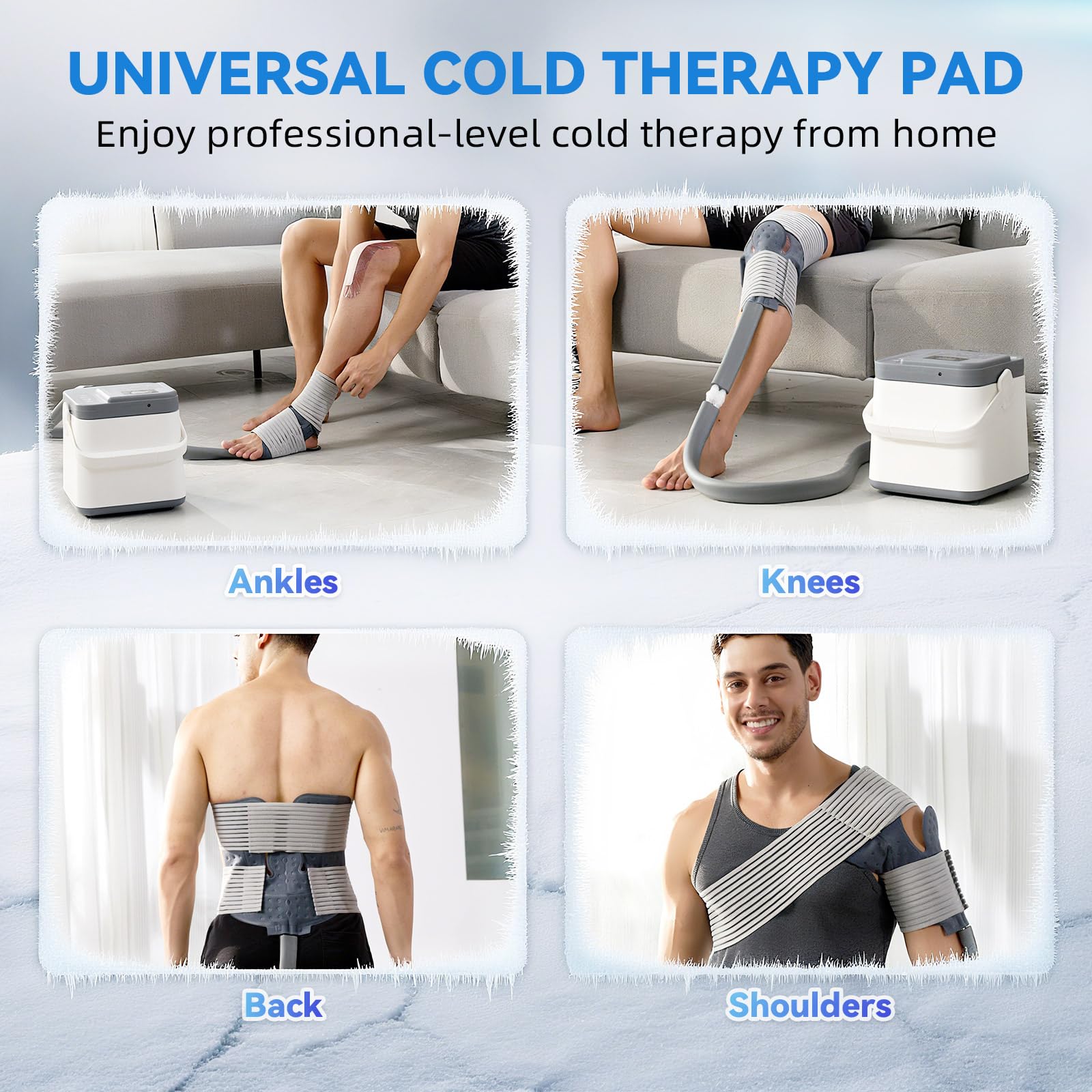 KETFIY leak-proof connection pipe prevents leaks during therapy.