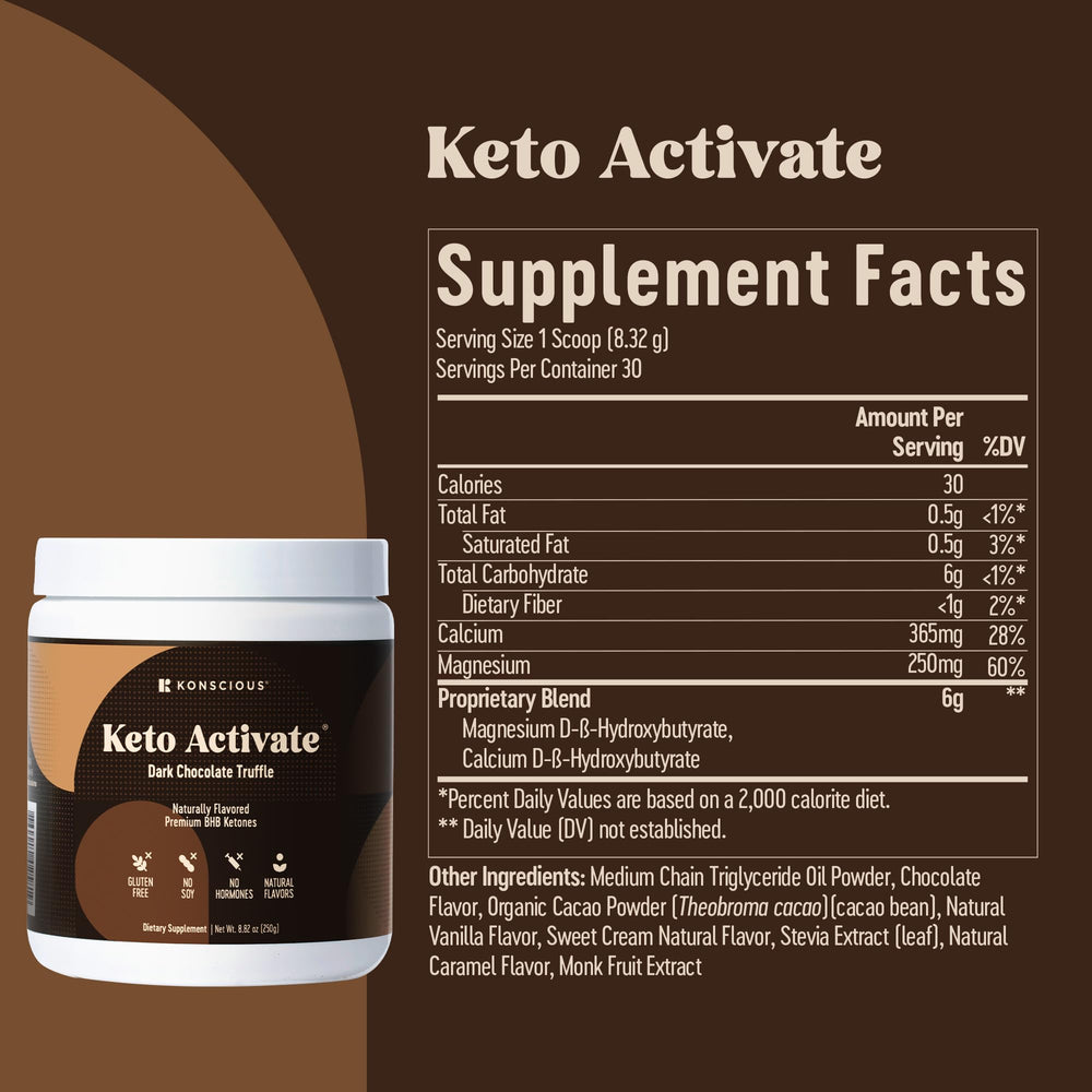 Keto Activate on-the-go packaging ideal for busy mornings