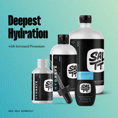 Keto Chow SALTT Hydrate ingredients label highlighting minerals.