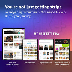 Keto-Mojo foil-wrapped strip ensures freshness and accuracy