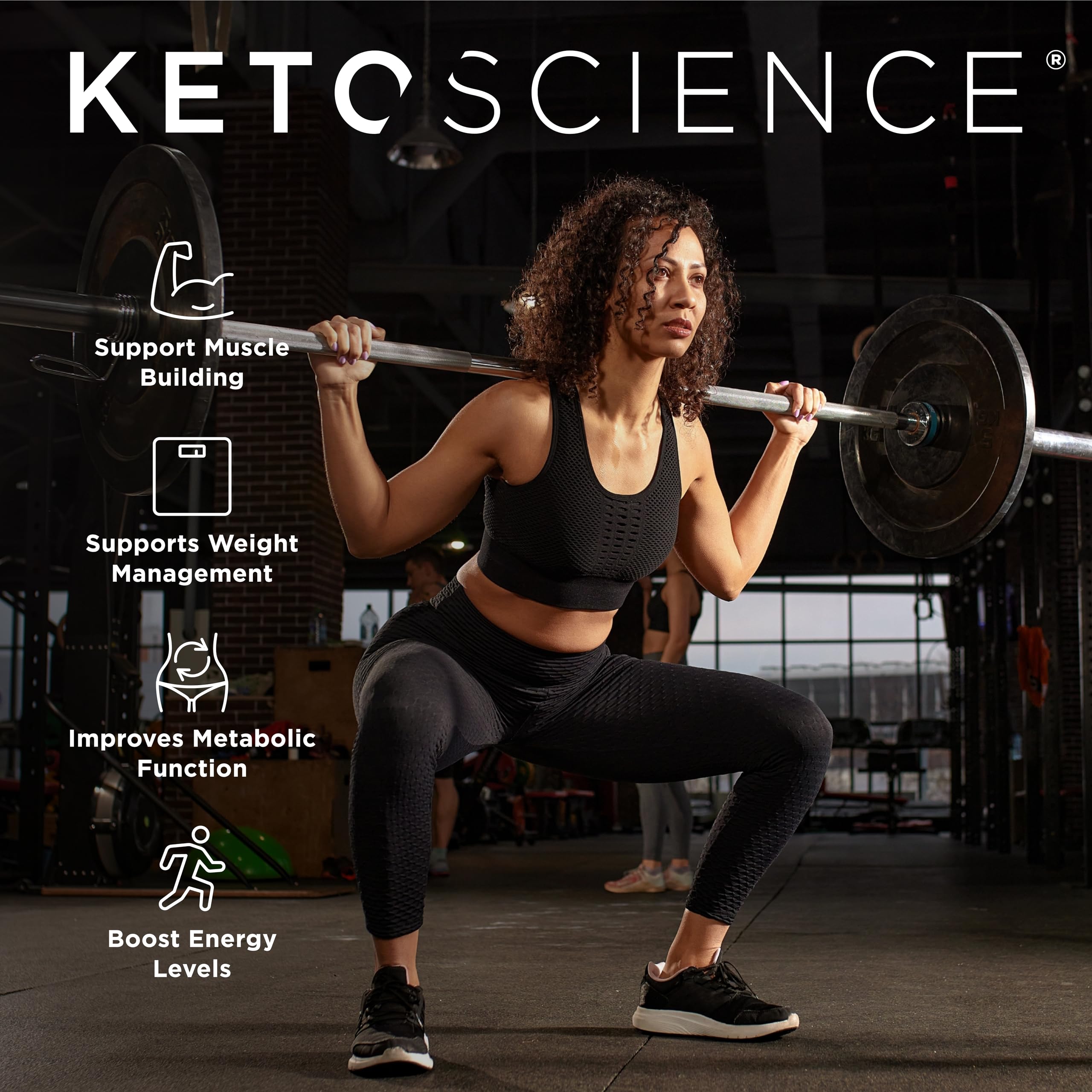 Keto Science Ketogenic Meal Shake vanilla package back, highlights 28 servings and 2-pack.