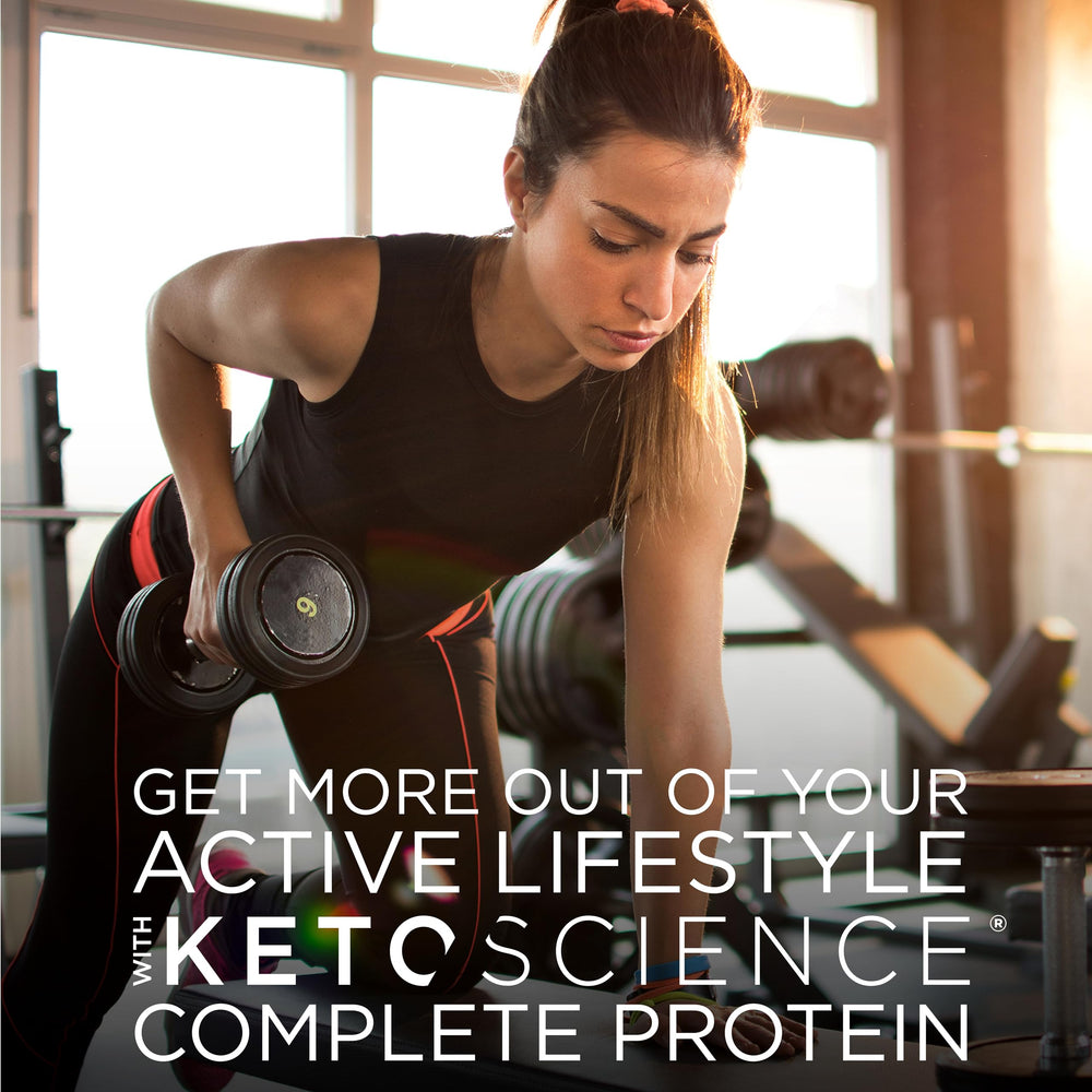 Keto Science Ketogenic Meal Shake vanilla ready-to-make, convenient for busy days.