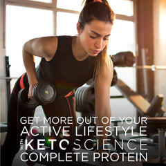Keto Science Ketogenic Meal Shake vanilla ready-to-make, convenient for busy days.