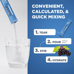 Keto Vitals Sleep Drink travel packets ideal for overnight trips.