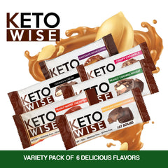 Keto Wise Fat Bombs nutrition label close-up highlights fat and carb info.