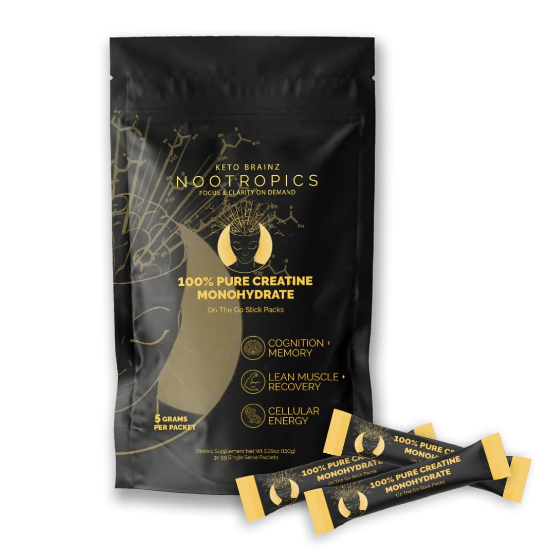 Keto Brainz Creatine dissolves easily in coffee for seamless sipping