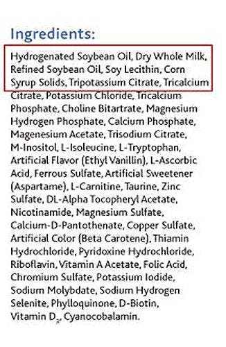 Ketocal 4:1 vanilla powder can nutrition facts panel for clinician-guided care