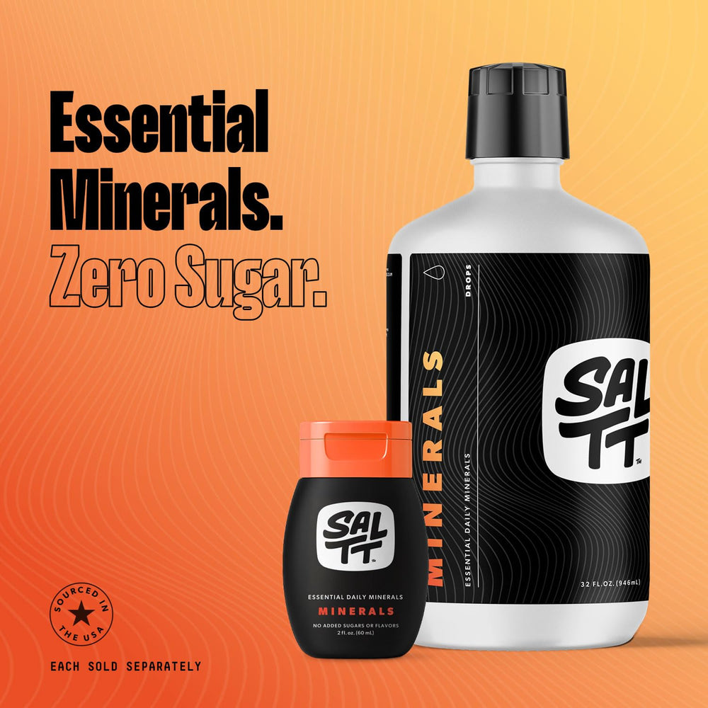 Ingredient panel of SALTT minerals highlighting the broad mineral blend.