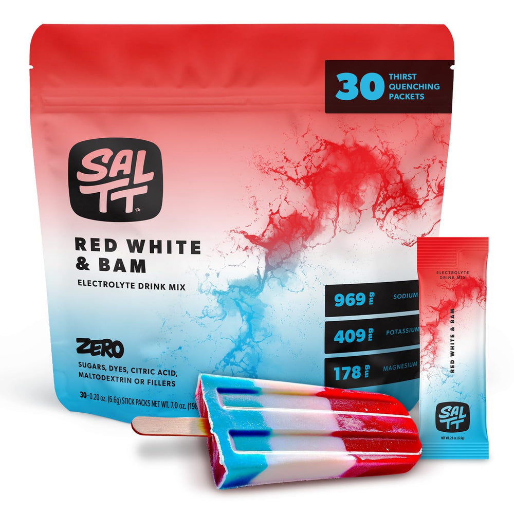 Keto Chow SALTT rocket pop packet ready for on-the-go hydration.