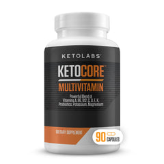Ketocore Keto Vitamins bottle-front for keto-friendly daily wellness