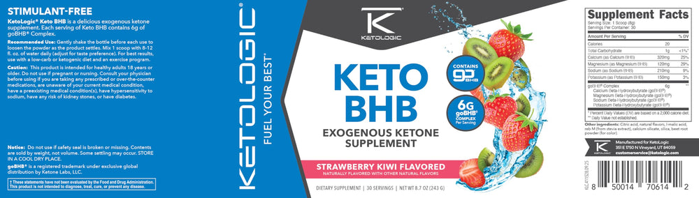 Ketologic Keto BHB flavor variety glass suggests enjoyable routine with fruity notes