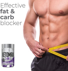 Keto-Max chitosan ingredient showing potential fat-binding properties
