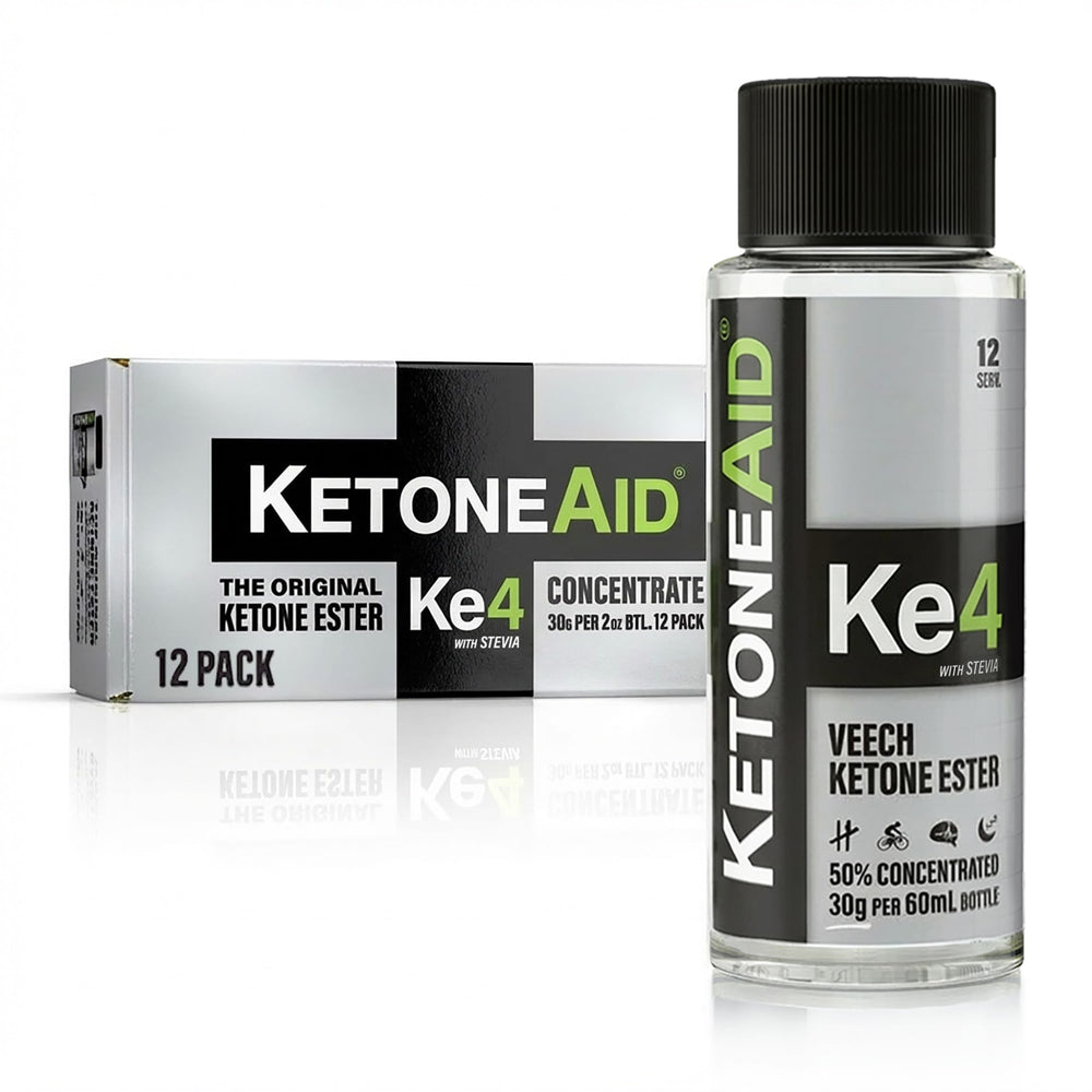 KetoneAid Ke4 ester bottle showing bottle design for clean energy support