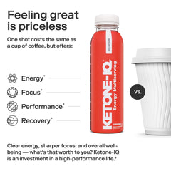 Ketone-IQ bottle in a gym bag for on-the-go energy