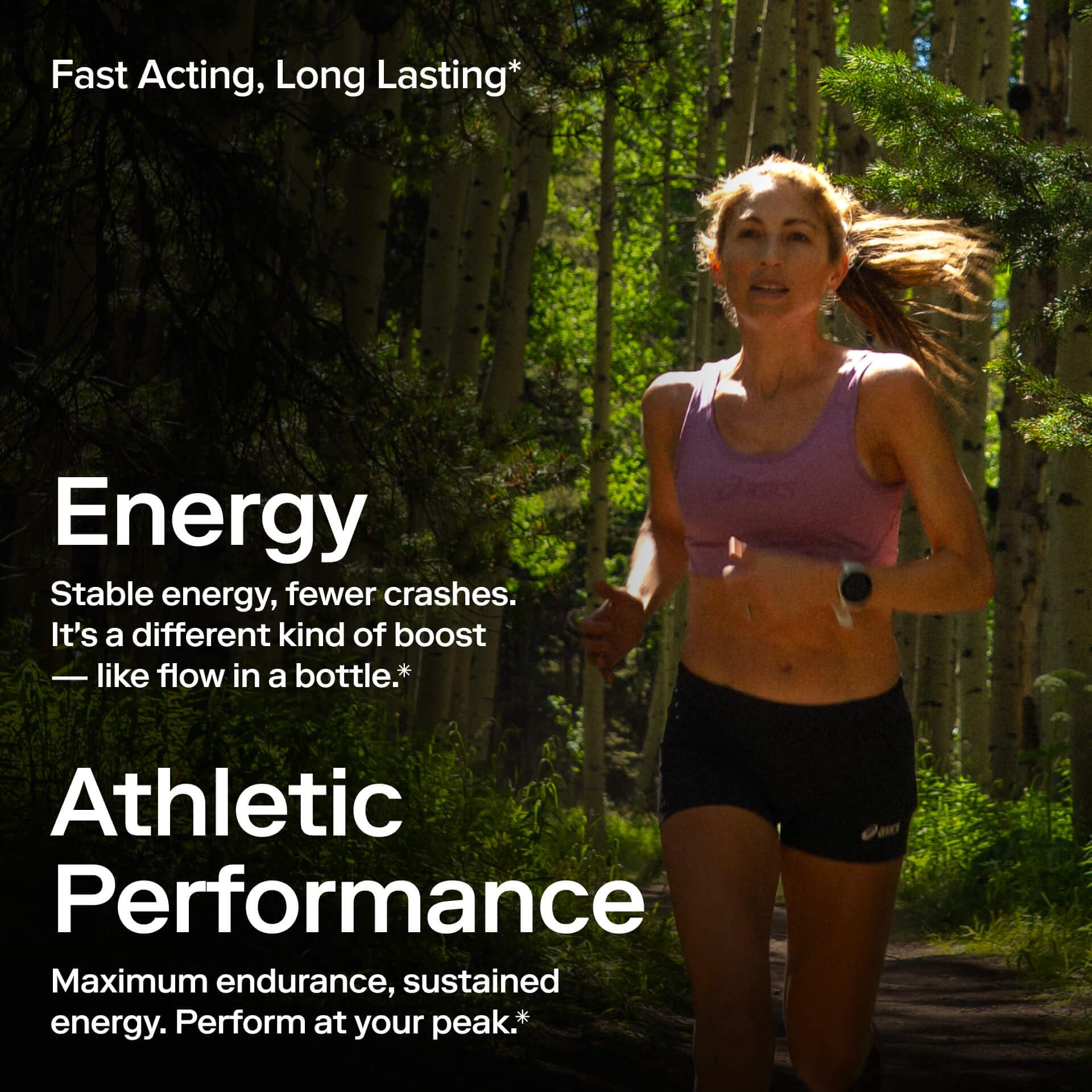 Ketone-IQ green tea caffeine visual — 100mg caffeine supports alertness