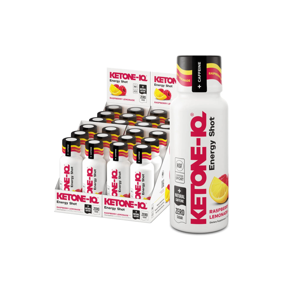 Ketone-IQ ketone energy shot bottle for steady energy and focus.