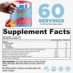 Keto Vitals Electrolytes powder poured into a glass for refreshment