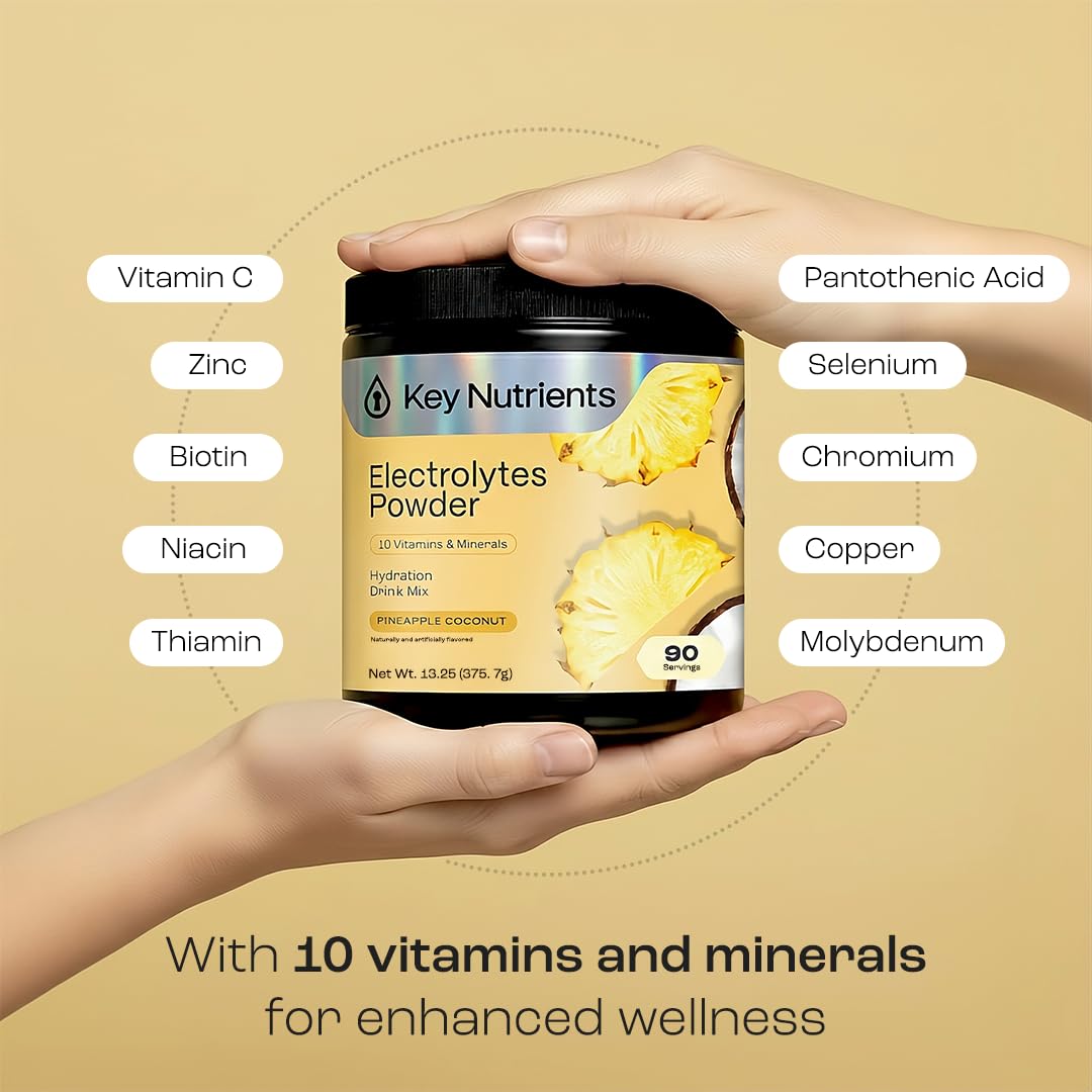 KEY NUTRIENTS 18 vitamins and minerals to support daily wellness and performance