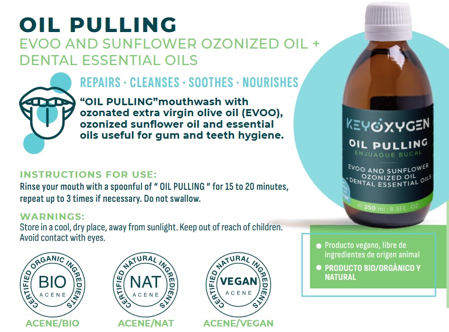 Close look at organic olive oil and sunflower oils used in Keyoxygen