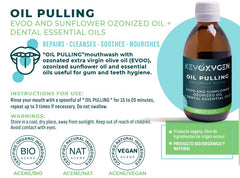 Close look at organic olive oil and sunflower oils used in Keyoxygen